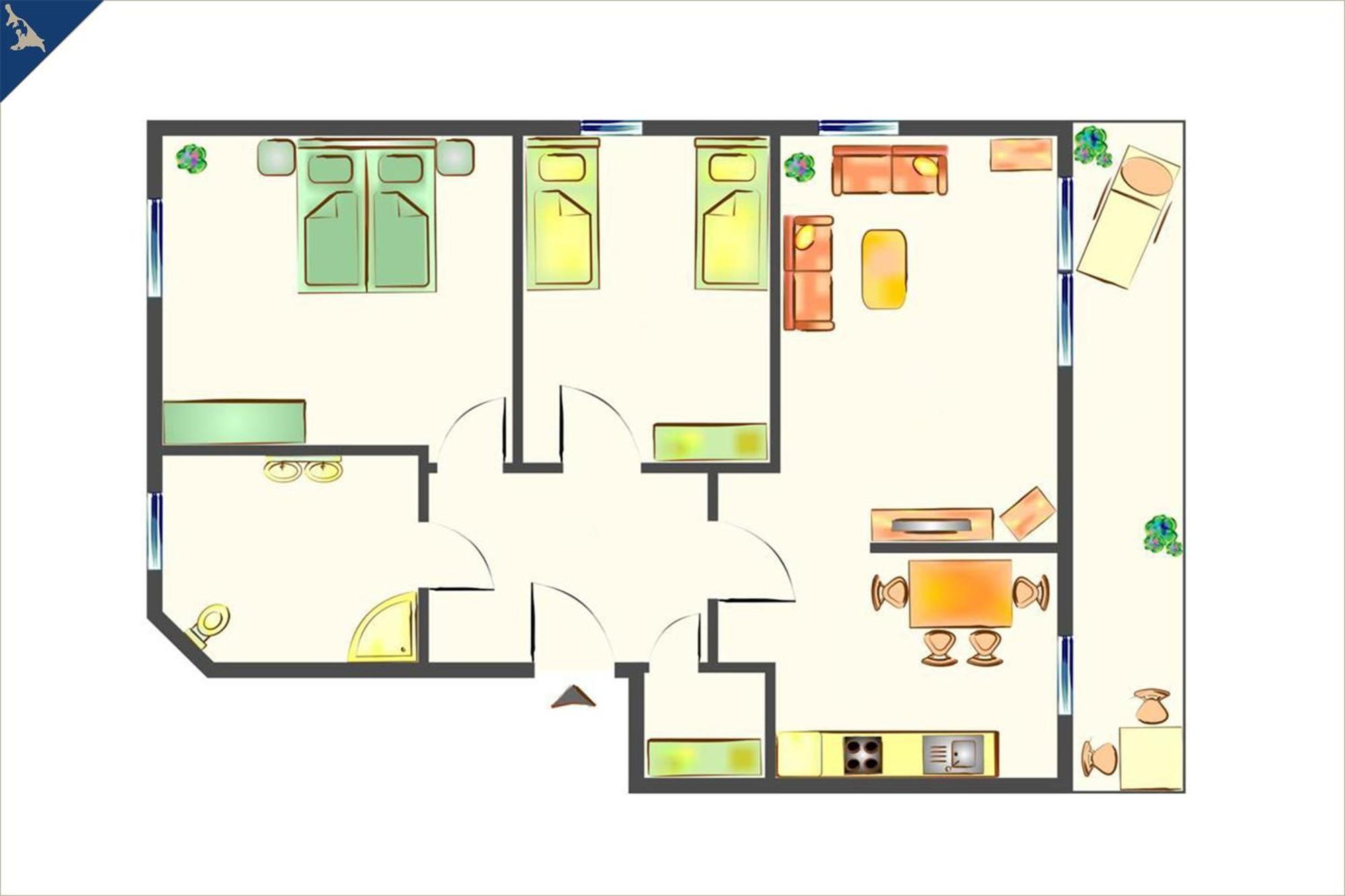 Haus Triade Ferienwohnung Triade 1 Zinnowitz Zewnętrze zdjęcie